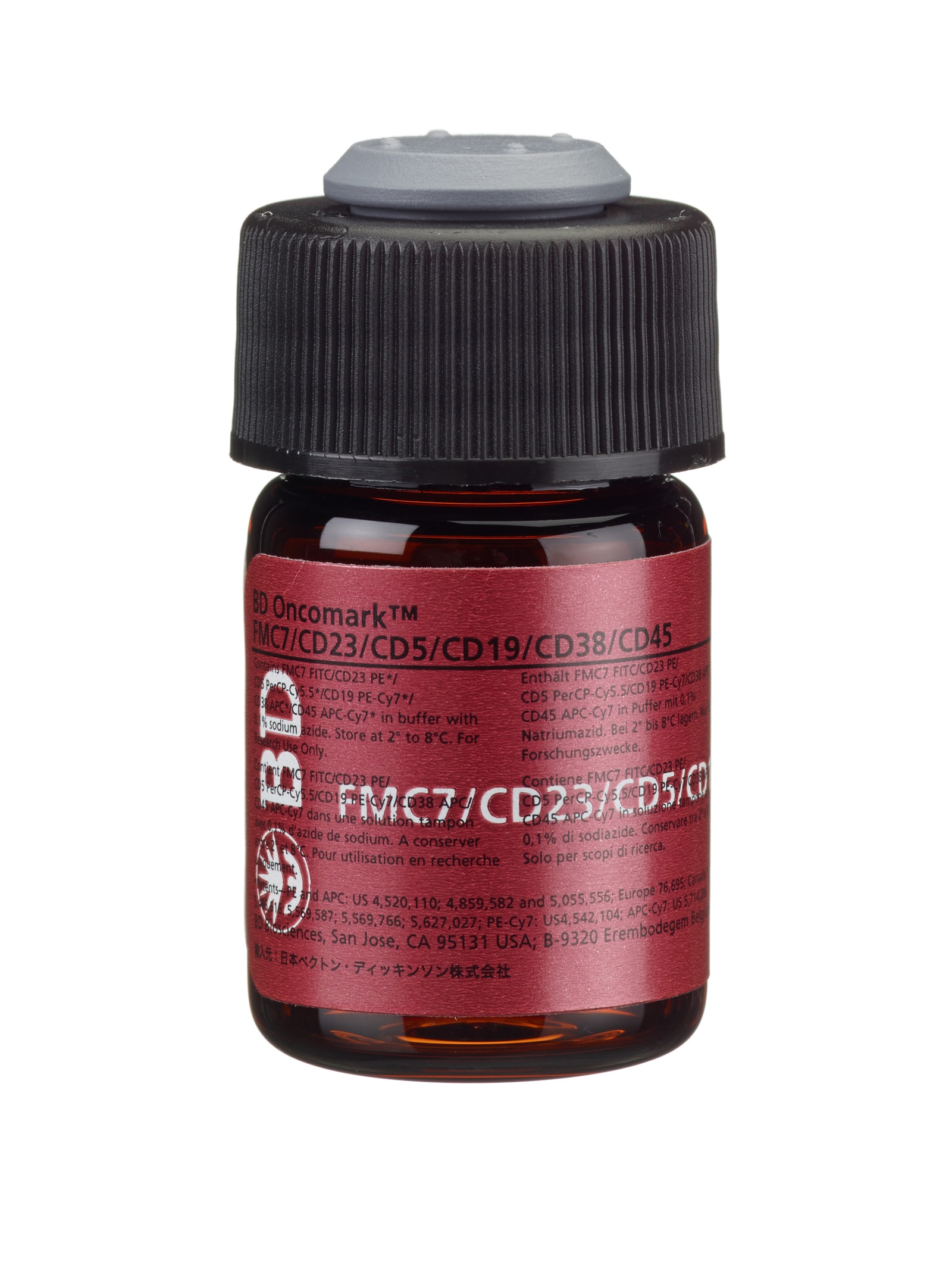 BD Anti-Human FMC7 FITC/CD23 PE/CD5 PerCP-Cy5.5/CD19 PE-Cy7/CD38 APC/CD45 APC-Cy7