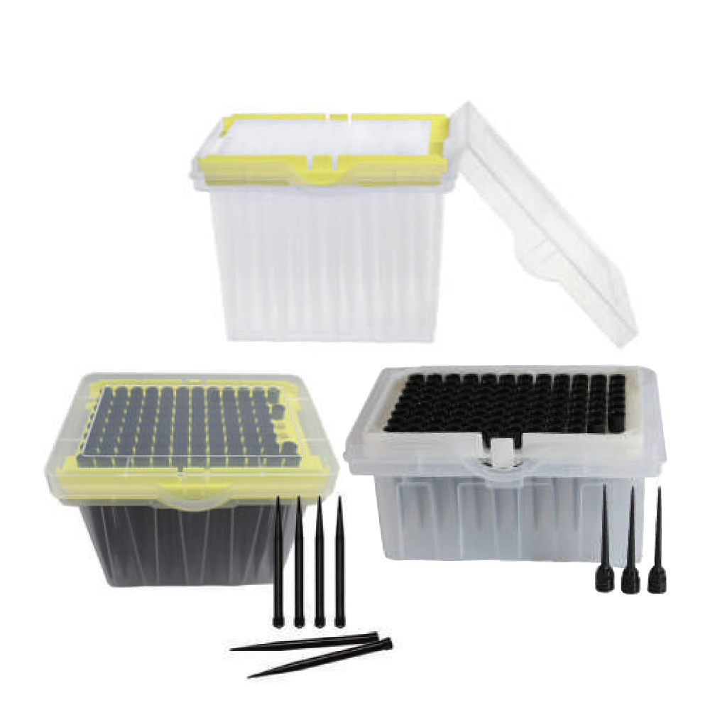 LABSELECT Filtered automation tips, sterile, clear, compatible with Perkin Elmer