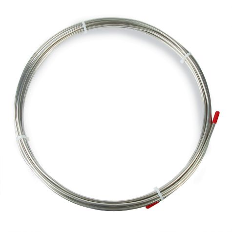 Restek Tubing, Stainless Steel, 304SS Rinsed and Cleaned 1/4in OD x 0.210in ID, 20ft Roll