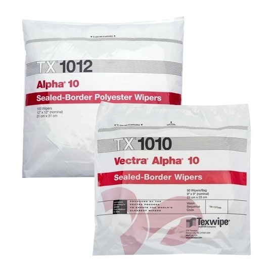 Texwipe VECTRA ALPHA 10 DRY CLEANROOM WIPERS, NON-STERILE