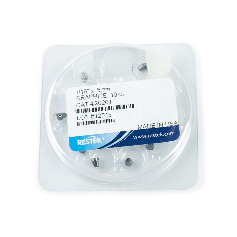 Restek Ferrule, Graphite, 1/16in X 0.5mm ID Pack of 10