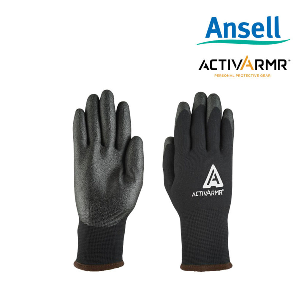 Ansell Ansell 엑티브아머 97-631 PVC코팅 작업 안전 겨울 방한장갑