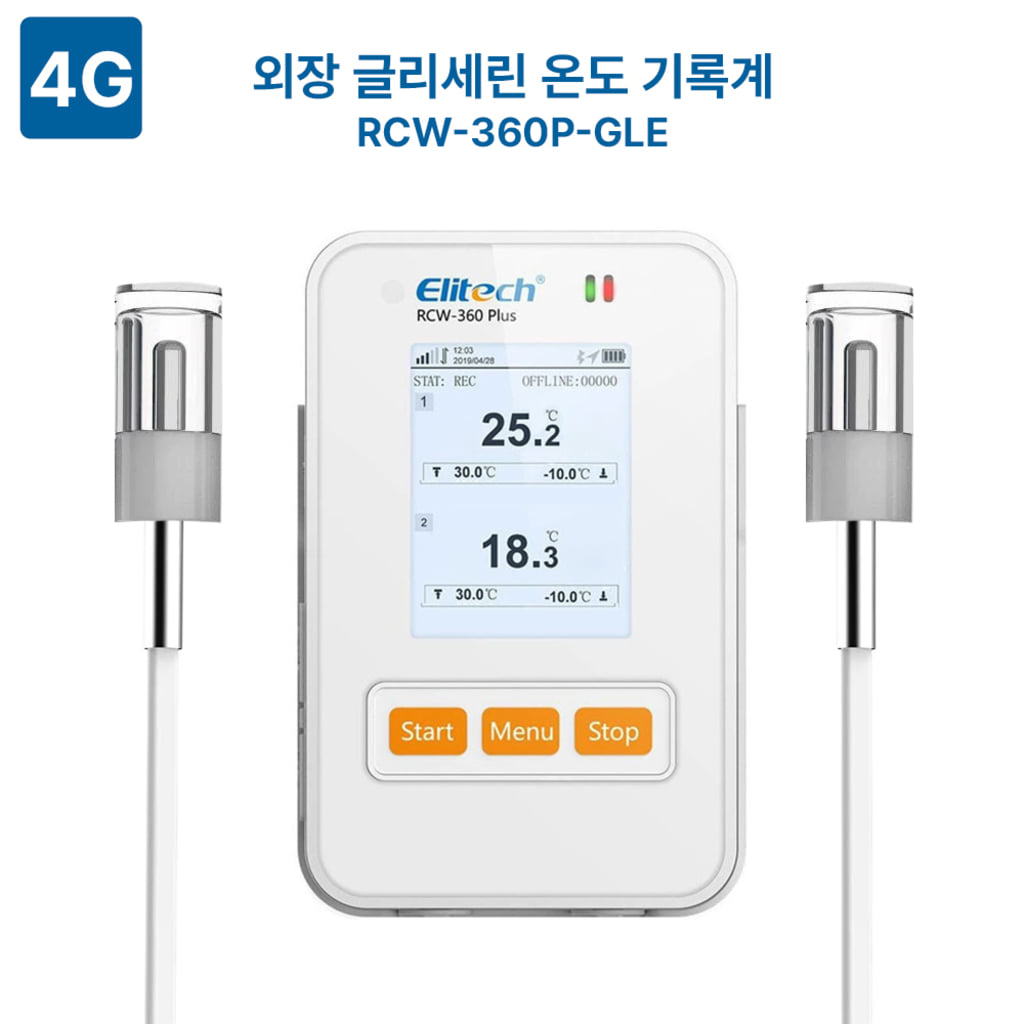 Elitech Elitech RCW-360P-GLE 외장 글리세린 온도 기록계