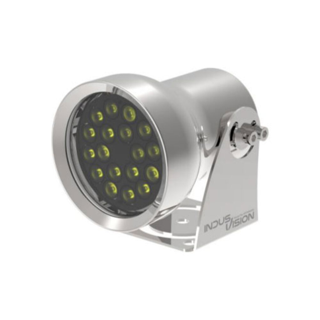 INDUSVISION 인더스비전 IAQUA-200 수중조명시스템 최대100m 상시50m ALSL 316L 강화유리 AF코팅 IP68 18개 고휘도 화이트LED조명 POE전원지원