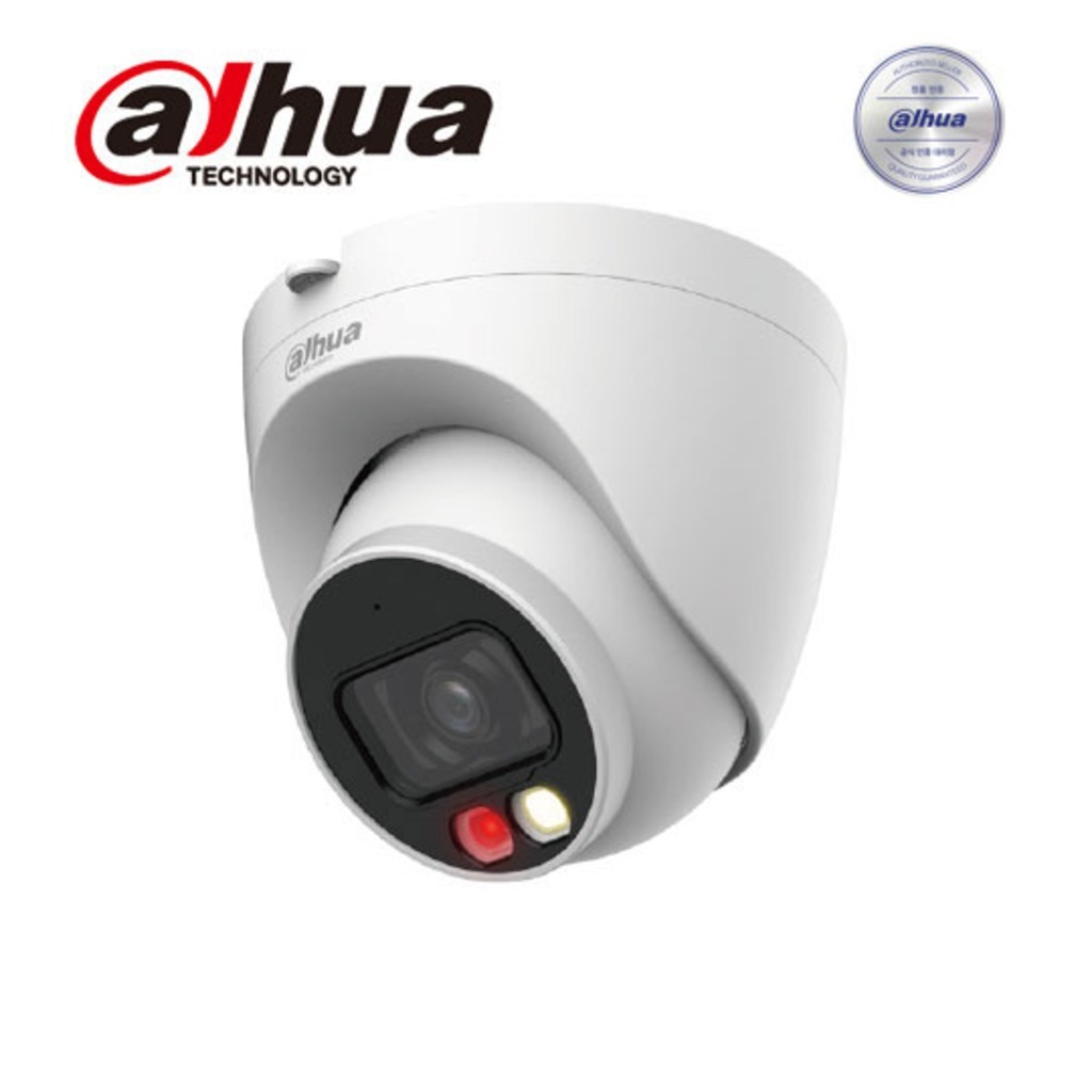 Dahua Technology 다후아 IPC-HDW2249T-S-IL 200만화소 3.6mm Light 스마트듀얼 서치라이트 IP IR Dome Camera