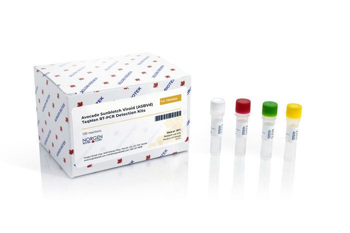 Norgen Avocado Sunblotch Viroid (ASBVd) TaqMan RT-PCR Detection Kits