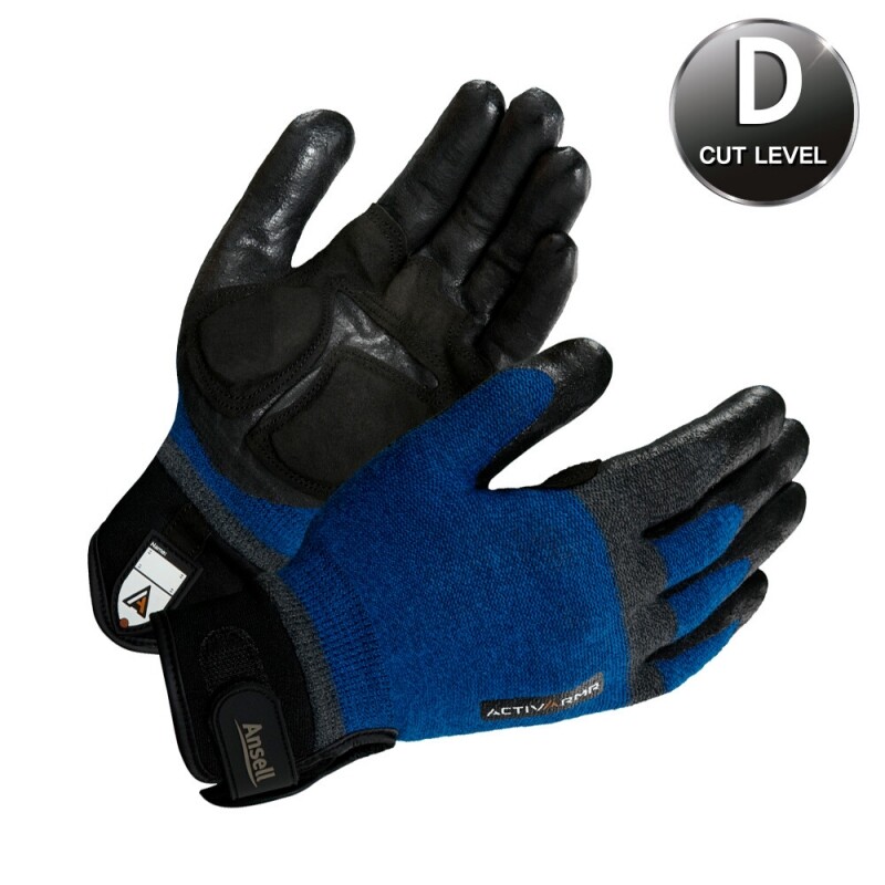 Ansell 엑티브아머 97-003 [ANSI 컷D, 베임방지&진동방지 장갑]