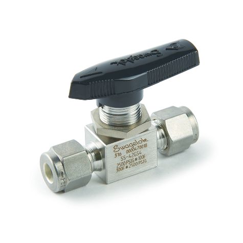 Restek Swagelok Valve, 1/4in Stainless Steel Ball
