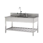 CORETECH All SUS, 잔넬형 중일조 싱크대