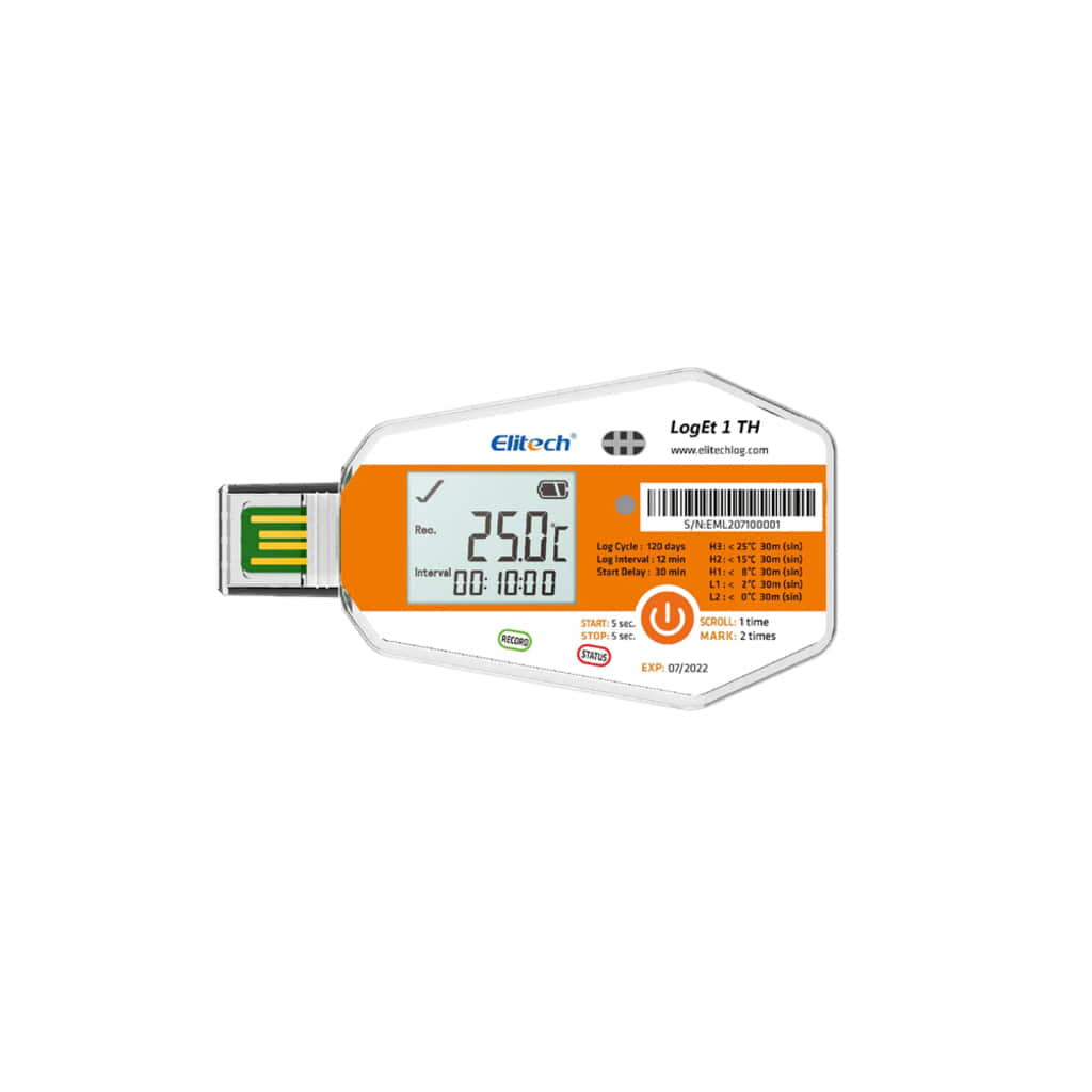 Elitech Elitech Loget-1K TH 일회용 온도 기록계