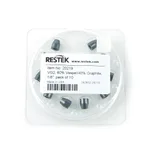 Restek Ferrule, Vespel/Graphite, VG2, 60% Vespel/40% Graphite 1/8in Pack of 10