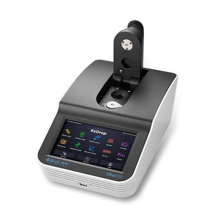 Blue-Ray EzDrop 1000C Micro-Volume / Cuvette Spectrophotometer
