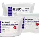 Texwipe VERTEX PRE-WETTED CLEANROOM WIPERS, STERILE
