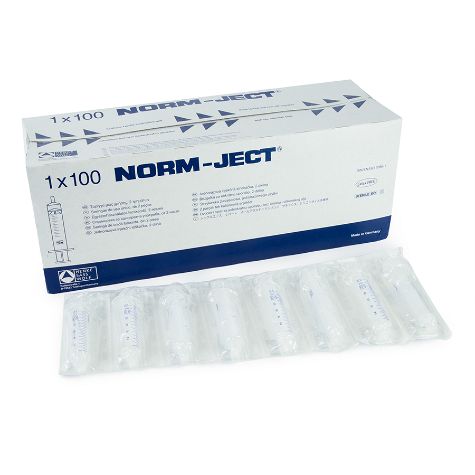 Restek Norm-Ject Plastic Syringe, 10mL Luer Lock Tip 100pk