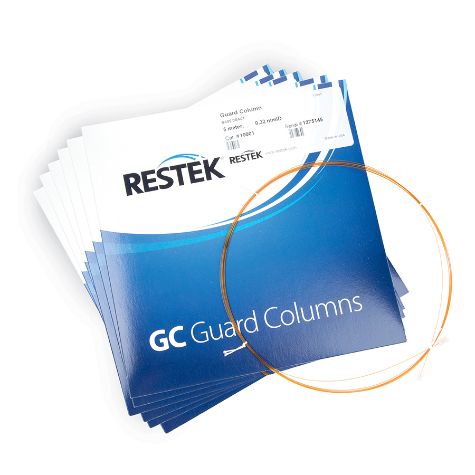 Restek Guard Column, Base Deactivated Guard Column 5m, 0.53mm ID Package of 6