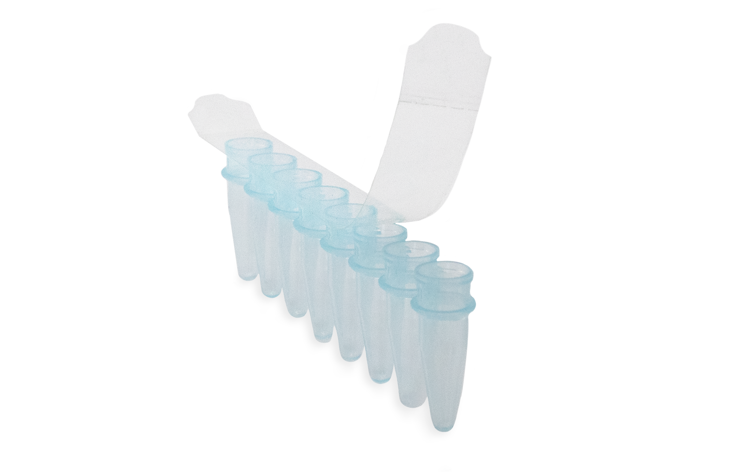 EXCEL SCIENTIFIC EZcap PCR FilmStrips, 8 Strips per Sheet, 1X8 Rows per Strip