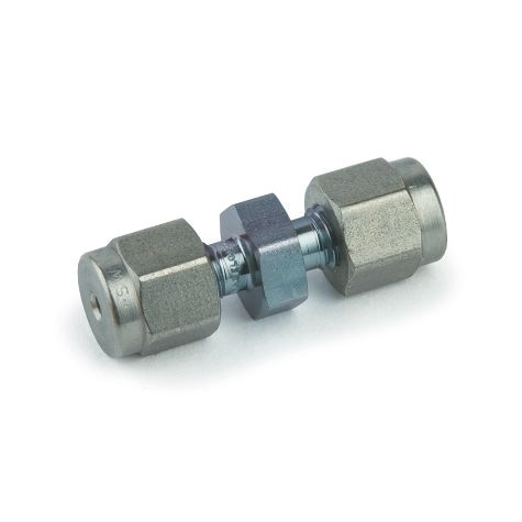 Restek Siltek Fittings, 1/16in Union Swagelok# SS-100-6