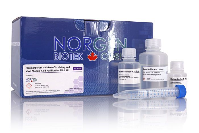 Norgen Plasma/Serum Cell-Free Circulating and Viral Nucleic Acid Purification Kits