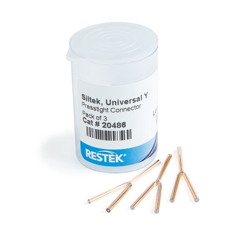 Restek Connector, Presstight, Universal Y, Siltek Deactivated Pack of 3 ...