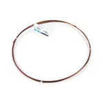 Restek Tubing, Sulfinert, 304SS Welded/Drawn Tubing .040inID x 1/16in OD Sulfinert 25ft Roll