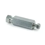 Restek Connectors, Valco, Zero Dead Volume Internal Reducing Union 1/8in to 1/16in, 0.75mm bore