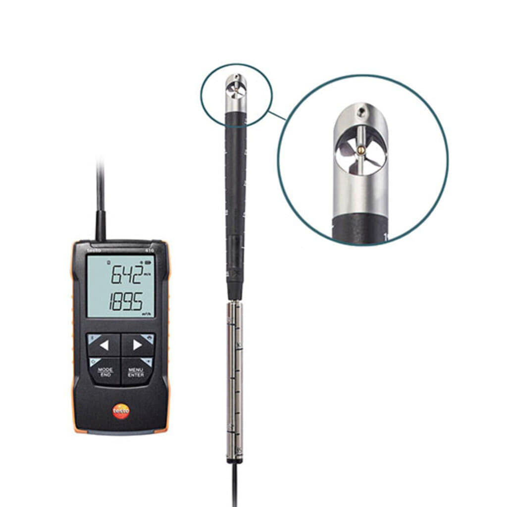 testo 테스토 416 베인 풍속계 디지털 16mm 0563 0416