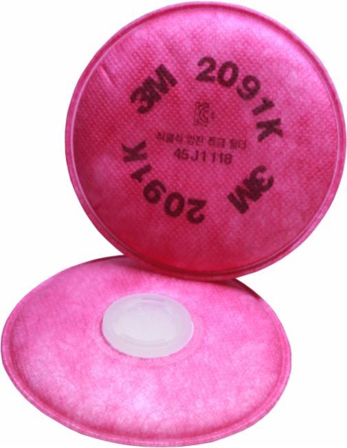 3M 방진 필터 2091K, 방진 특급, 각 100개/케이스