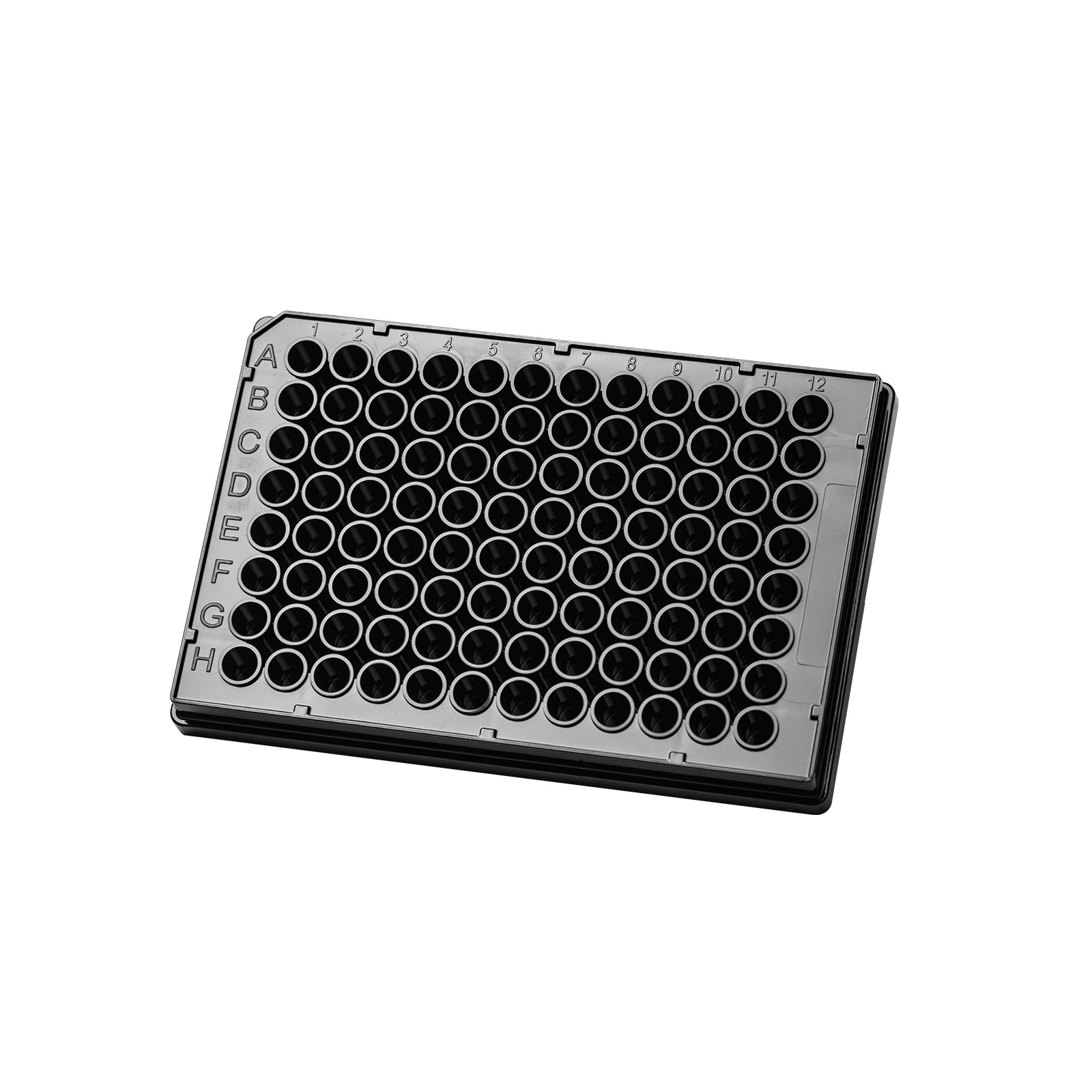 LABSELECT Assay microplate, high binding surface, black