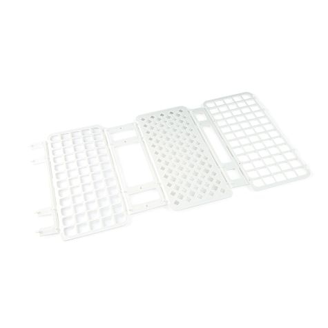 Restek Q-sep Tube Rack, For 15mL Centrifuge Tube Holds 60, Polypropylene, White