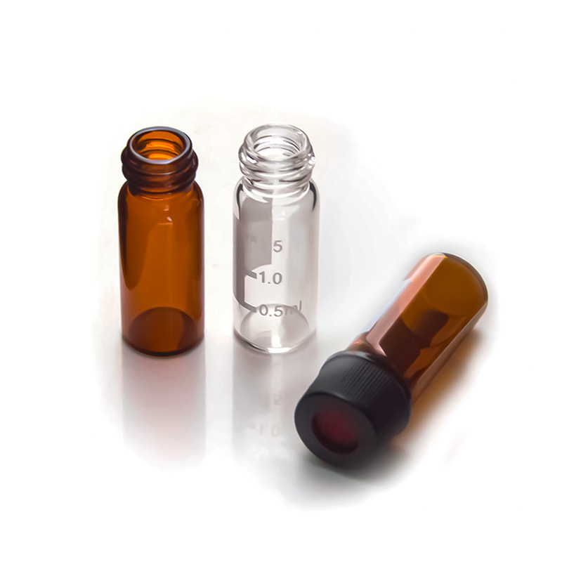 NOKE LAB Noke 2 ML Screw Top Vials & Screw Caps ND9(9-425), Micro Insert