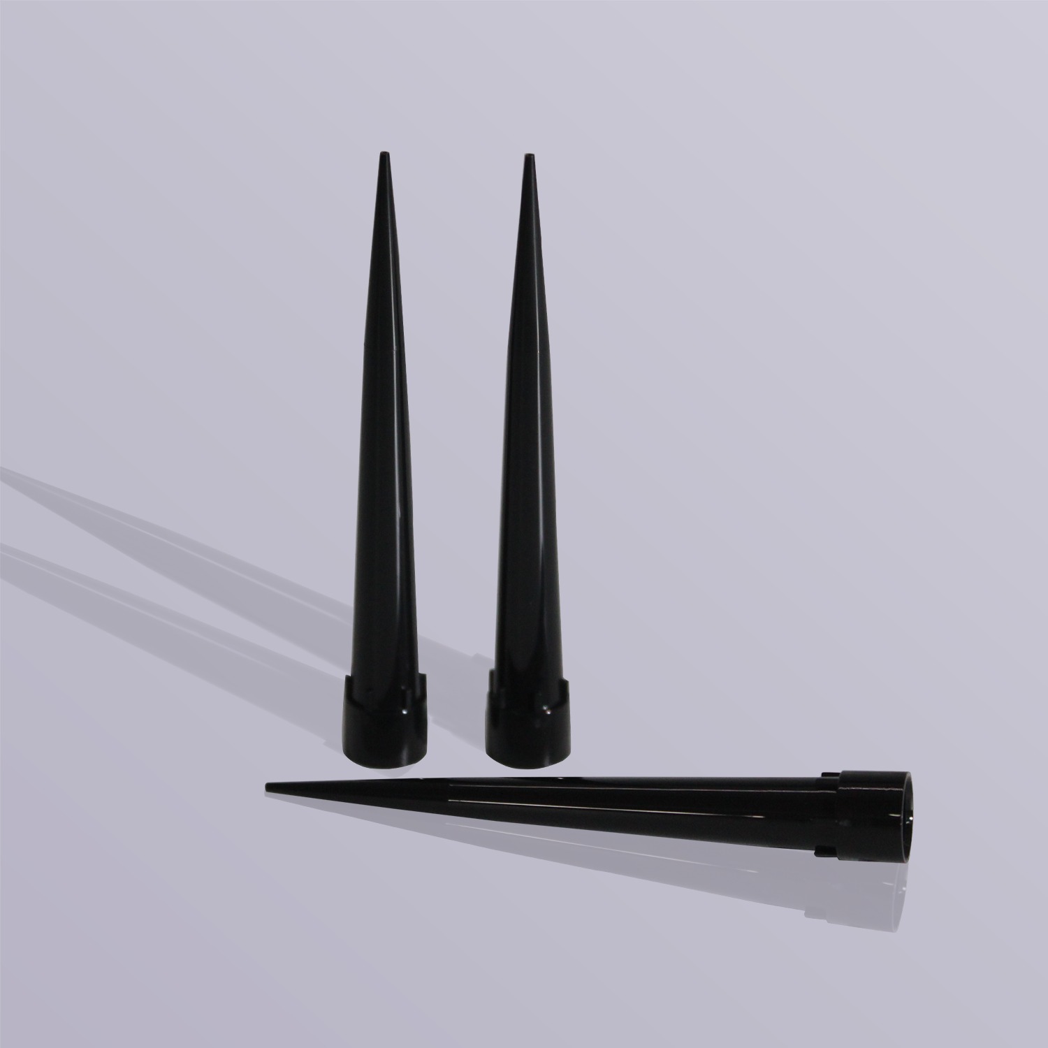 LABSELECT Filtered conductive automation tips, sterile, black, compatible with Hamilton