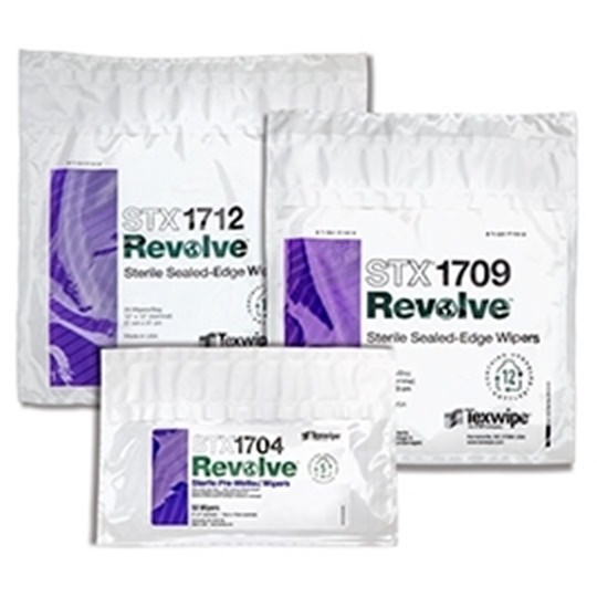 Texwipe REVOLVE SUSTAINABLE DRY CLEANROOM WIPERS, STERILE