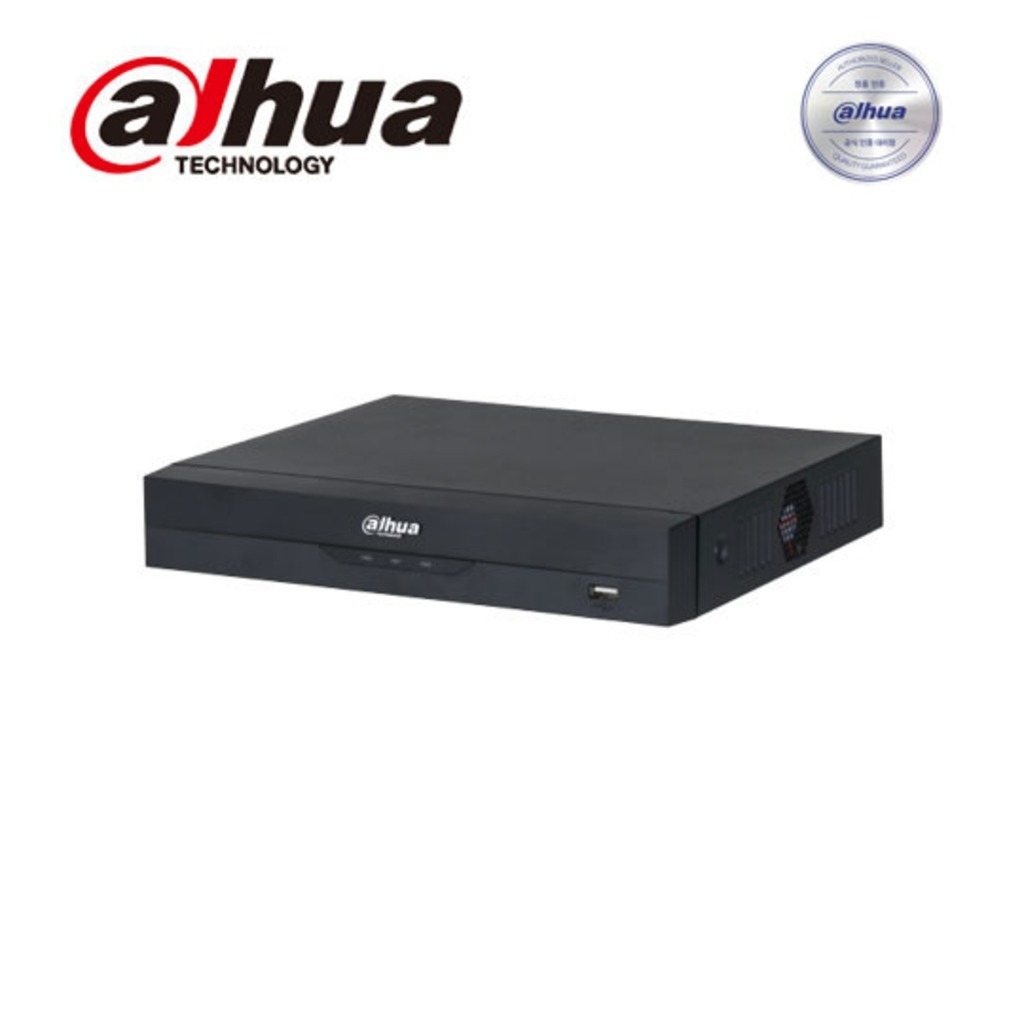 Dahua Technology 다후아 4CH 1U 1HDDs 4PoE AI NVR NVR4104HS-P-EI 최대 입력/녹화 (80Mbps/80Mbps), H.265+/H.265