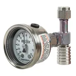 Restek Soil Vapor Sampler single gauge female QC 150ml/min Siltek-treated