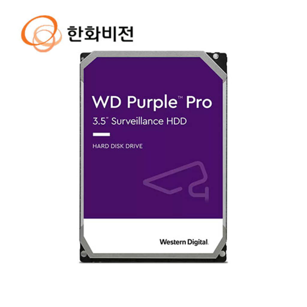 Hanwha Vision 한화비전 SPZ-10300TW 10TB HDD WD101PURA-64B5KY0