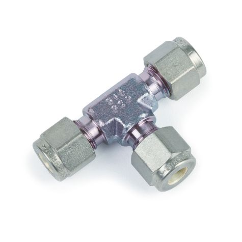 Restek Siltek Fittings, 1/4in Union Tee Swagelok# SS-400-3