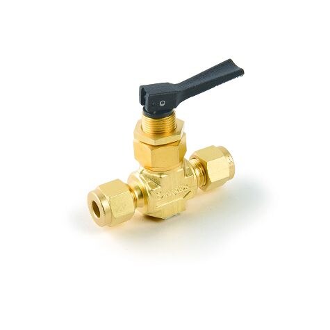 Restek Swagelok Valve, 1/4in Brass Toggle