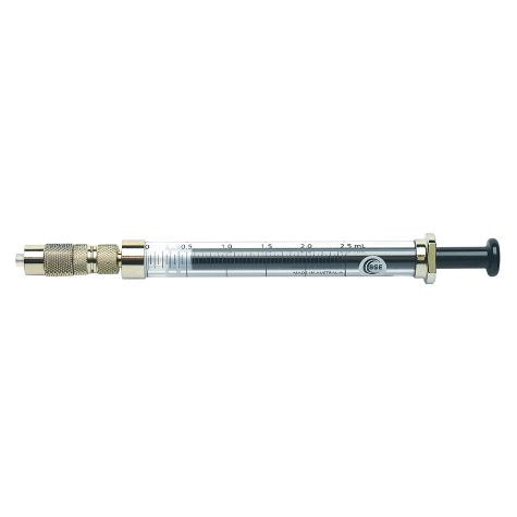 Restek Syringe, SGE, Model 2.5MDR-VLL-GT 2.5ml/LL