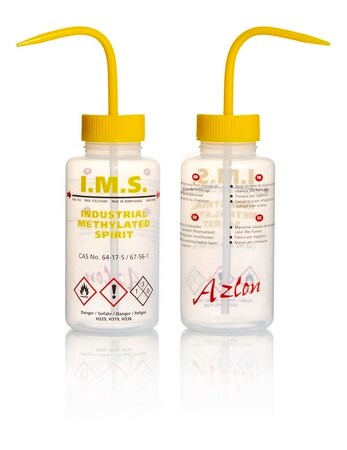Merck AzlonÂ Multi-Lingual Unvented Wash Bottles
