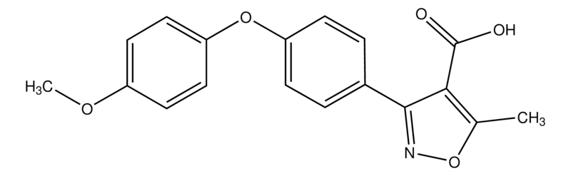 Merck 3-(4-(4-Methoxyphenoxy)phenyl)-5-methylisoxazole-4-carboxylic acid