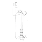Thermo Fisher Scientific Thermo Scientific Enhanced Single-Use Fermentor BioProcess Container, Aegis 5-14 film, pH/DO sensor, foam sensor, Meissner inlet, two 10-inch exhaust filters