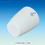 Silico & Chemico Porcelain Works Glazed Porcelain Gooch Filter Crucible & Cover