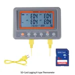 AZ Wallmount SD-card Logging 4-Channel K-type Thermometer