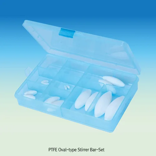 SciLab PTFE Oval-type Stirrer Bar-Set