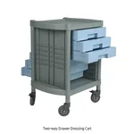 ABS Two-way Drawer Dressing Cart