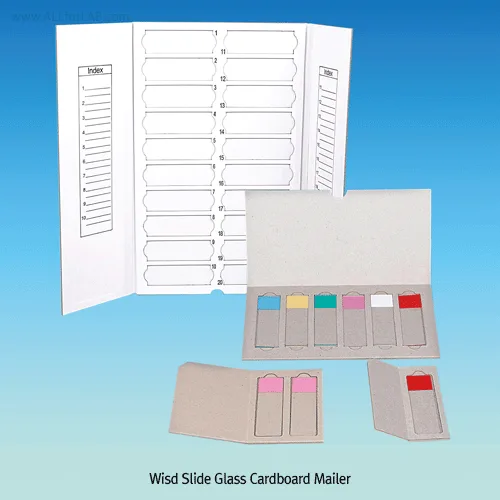 SciLab Wisd Slide Glass Cardboard Mailer