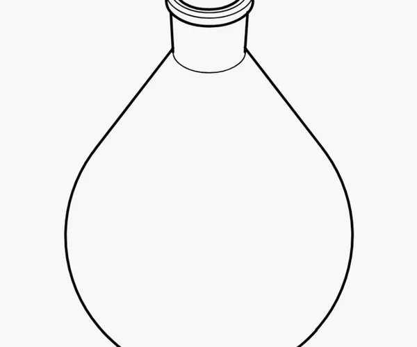 BUCHI Evaporating flask Glass