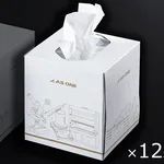 AS ONE Labo Premium Tissue 214 x 222mm 12 Boxes