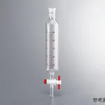 AS ONE Cylindrical Separatory Funnel (PTFE Cock With Scale, Without Bottom Sliding) 60mLand others