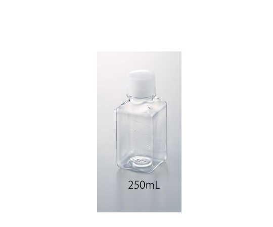 AS ONE Square Medium Bottle 250mL 24 Piecesand others